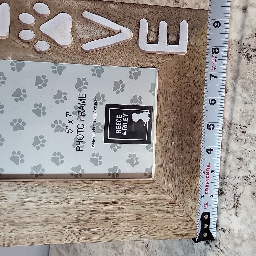 Reece & Riley Wooden Love Photo Frame - Picture 2 of 3